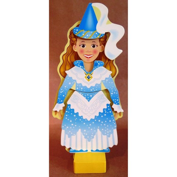 PRINCESS ELISE Melissa & Doug Magnetic Dress-Up Wooden Paper Doll 19 Pc Clothes - Picture 8 of 12